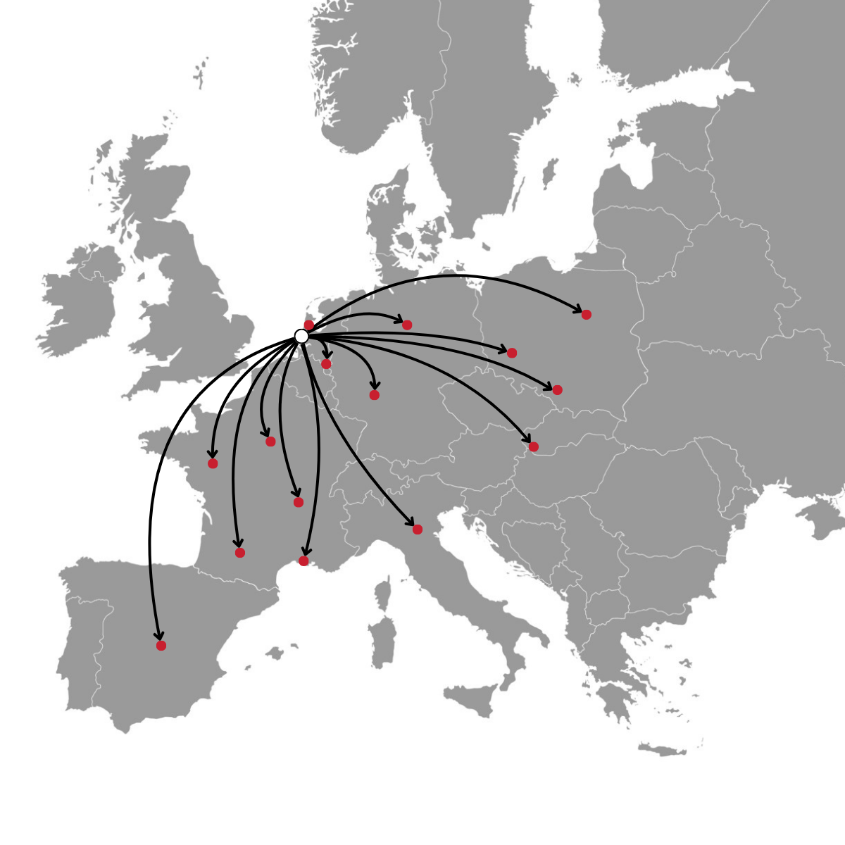 Wereldwijd transport